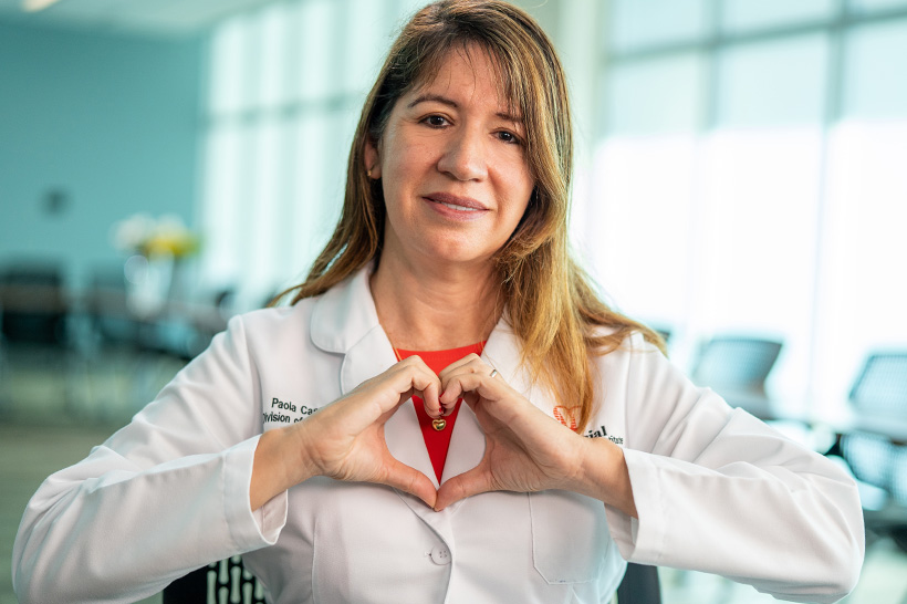 Paola Casanova, MD specializes in women's heart health